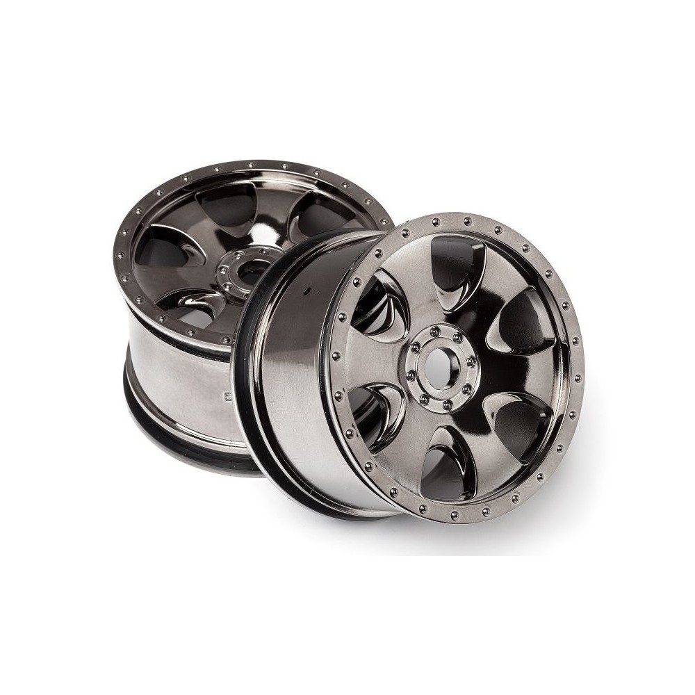HPI WARLOCK WHEEL BLACK CHROME HPI-105801 HPI WARLOCK WHEEL BLACK CHROME HPI-105801