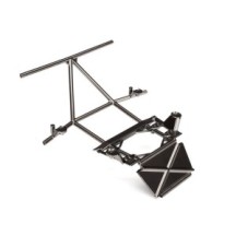 Traxxas Tube chassis center section front (satin black chrome-plated) TRX8431X