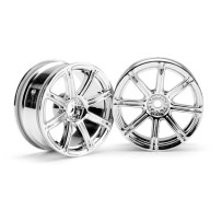 HPI WORK EMOTION XC8 WHEEL 26mm CHROME HPI-3300