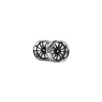HPI WORK XSA 02C WHEEL 26mm CHROME/BLACK HPI-3287