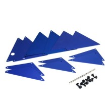 Paneles chasis aluminio anodizado azul TRX8434X