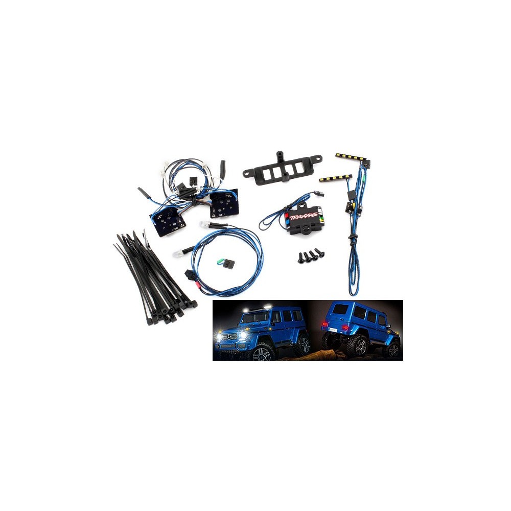 Kit de luces LED Traxxas completo con faros y luces traseras TRX8899