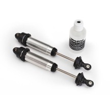 Amortiguadores GTR 134mm plateado delantero Traxxas TRX8450
