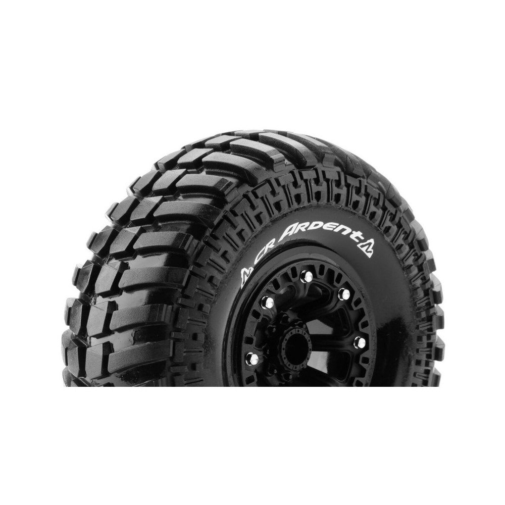 Louise RC CR-ARDENT 1-10 Crawler Tire Set Mounted Super Soft Black 2.2 Wheels Hex 12mm LR-T3237VB Louise RC CR-ARDENT 1-10 Crawler Tire Set Mounted Super Soft Black 2.2 Wheels Hex 12mm LR-T3237VB