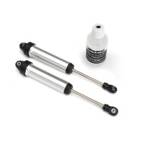 Traxxas Shocks gtr 134mm silver aluminum (fully assembled w o springs) (front) TRX8451