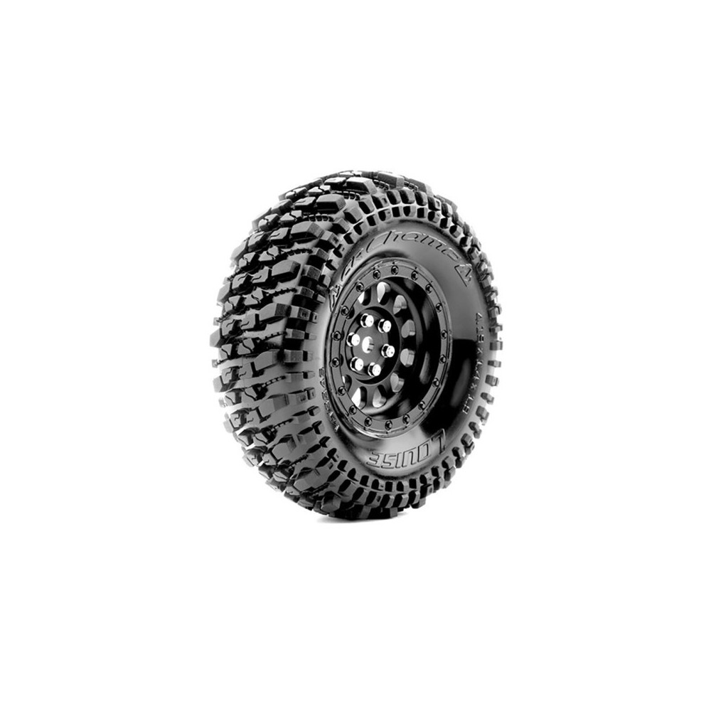 Louise RC CR-CHAMP Class 1 1-10 Crawler Tire Set Mounted Super Soft Black 1.9 Wheels Hex 12mm LR-T3345VB Louise RC CR-CHAMP Class 1 1-10 Crawler Tire Set Mounted Super Soft Black 1.9 Wheels Hex 12mm LR-T3345VB