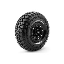 Louise RC CR-GRIFFIN 1-10 Crawler Tire Set Mounted Super Soft Black 2.2 Wheels Hex 12mm LR-T3235VB