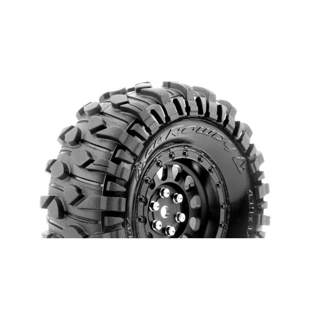 Louise RC CR-ROWDY Class 1 1-10 Crawler Tire Set Mounted Super Soft Black 1.9 Wheels Hex 12mm LR-T3347VB Louise RC CR-ROWDY Class 1 1-10 Crawler Tire Set Mounted Super Soft Black 1.9 Wheels Hex 12mm LR-T3347VB