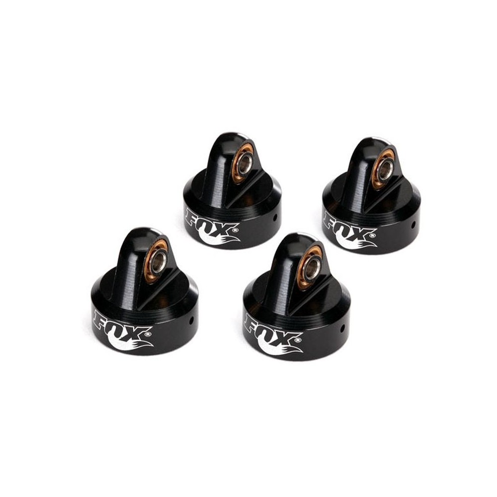 Tapas amortiguador aluminio Fox negro Traxxas