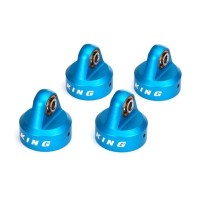 Traxxas Shock caps aluminum (blue-anodized) king shocks (4) TRX8457
