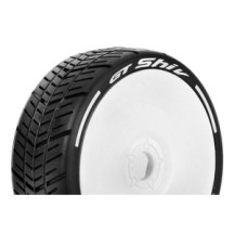 Louise RC MFT GT-SHIV 1-8 Buggy Tire Set Mounted Super Soft White Wheels Hex 17mm LR-T3284VW