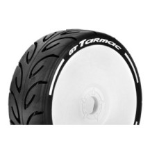 Louise RC MFT GT-TARMAC 1-8 Buggy Tire Set Mounted Super Soft White Wheels Hex 17mm LR-T3285VW