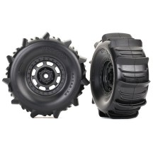 Ruedas montadas y pegadas Desert Racer con neumáticos paleta Traxxas TRX8475