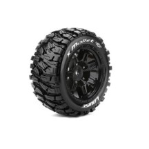 Louise RC MFT X-MALLET ARRMA Kraton 8S Mounted Sport Black wheels Hex 24mm LR-T3350BM