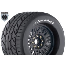 Louise RC MT-ROCKET 1-8 Monster Truck Tire Set Mounted Sport LR-T3217X