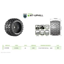 Louise RC MT-UPHILL 1-8 Monster Truck Tire Set Mounted Sport LR-T3219X