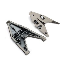 Brazo de suspensión inferior derecho con inserto cromado negro satinado Traxxas TRX8532X