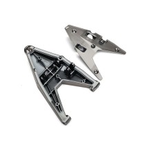 Traxxas Suspension arm lower left and arm insert (satin black chrome-plated) TRX8533X