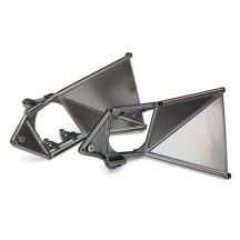 Soportes de brazos de suspensión superiores frontales negro satinado izquierdo y derecho Traxxas TRX8534X