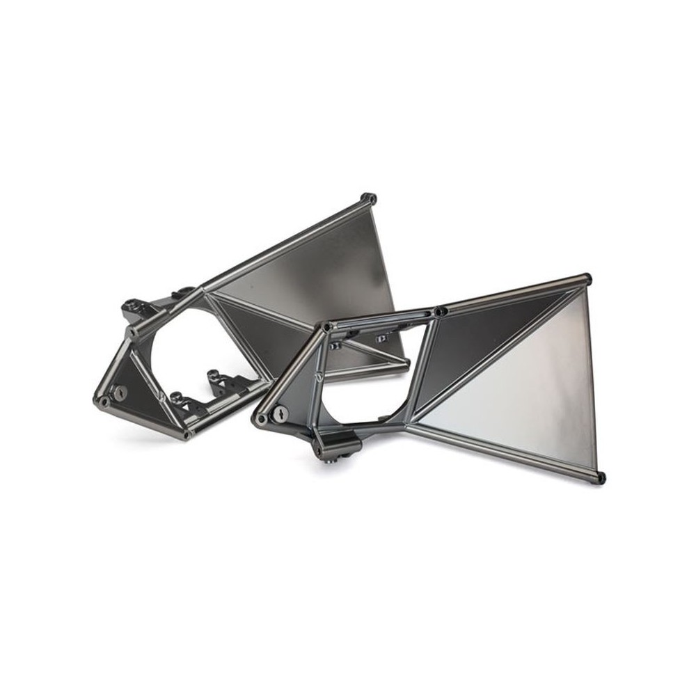 Soportes de brazos de suspensión superiores frontales negro satinado izquierdo y derecho Traxxas TRX8534X Soportes de brazos de suspensión superiores frontales negro satinado izquierdo y derecho Traxxas TRX8534X