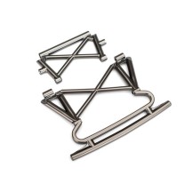 Traxxas Bumper front bumper support (satin black chrome-plated) TRX8535X