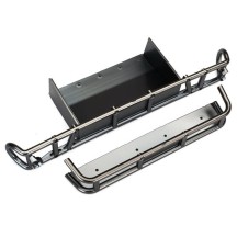 Traxxas Bumper rear bumper extension (satin black chrome-plated) TRX8536X