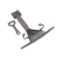 Traxxas Skidplate front (plastic) support plate (steel) TRX8537