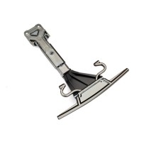 Traxxas Skidplate front (plastic) (satin black chrome-plated) TRX8537X