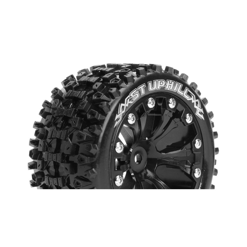 Louise RC ST-UPHILL 1-10 Stadium Truck Tire Set Mounted Sport Black 2.8 Wheels 0-Offset Hex 12mm LR-T3211SB Louise RC ST-UPHILL 1-10 Stadium Truck Tire Set Mounted Sport Black 2.8 Wheels 0-Offset Hex 12mm LR-T3211SB