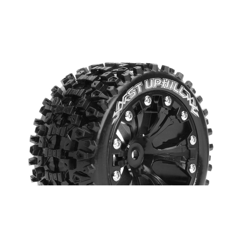 Louise RC ST-UPHILL 1-10 Stadium Truck Tire Set Mounted Sport Black 2.8 Wheels Hex 14mm LR-T3211SBM Louise RC ST-UPHILL 1-10 Stadium Truck Tire Set Mounted Sport Black 2.8 Wheels Hex 14mm LR-T3211SBM