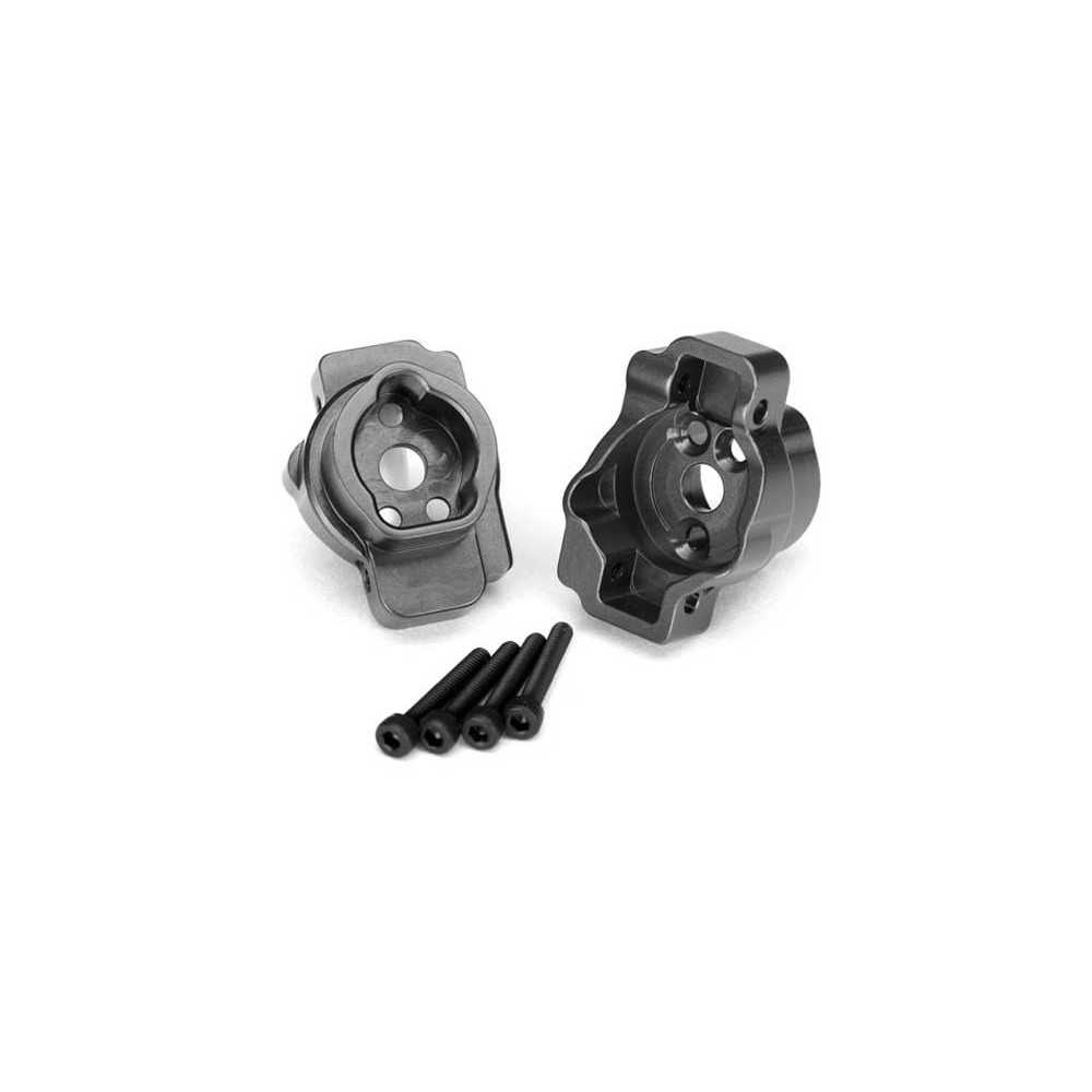 Traxxas Portal drive axle mount rear 6061-t6 aluminum (charcoal gray-anodized) TRX8256A