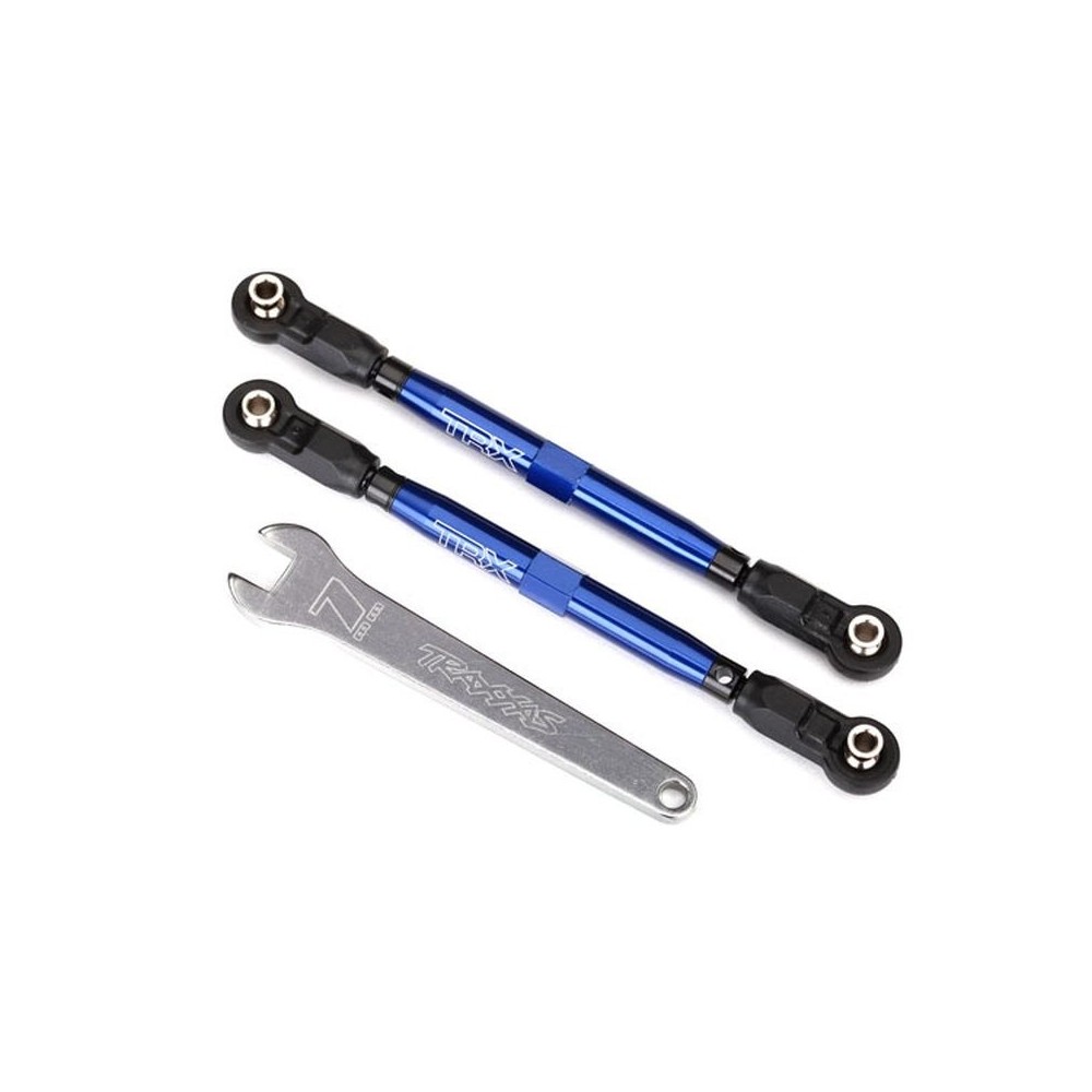 Varillas de convergencia frontales aluminio 7075-T6 anodizado azul Traxxas TRX8547X Varillas de convergencia frontales aluminio 7075-T6 anodizado azul Traxxas TRX8547X