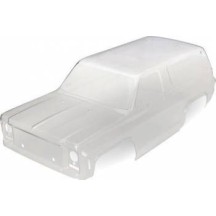 Carrocería Chevrolet Blazer 1979 transparente sin pintar con adhesivos y ventanas Traxxas TRX8130
