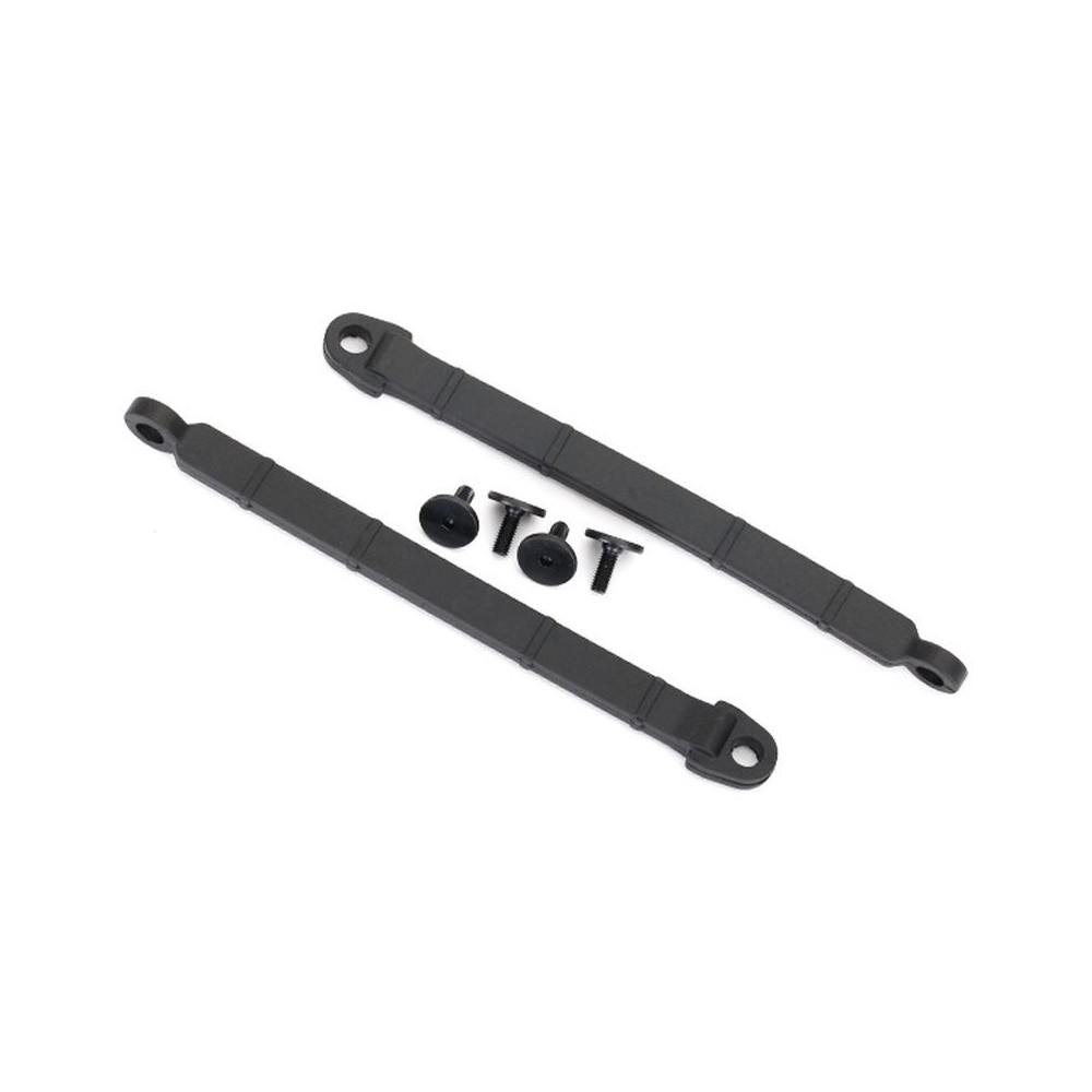 Traxxas Limit strap rear suspension (2) and 3x8 flathead screw (4) TRX8548 Traxxas Limit strap rear suspension (2) and 3x8 flathead screw (4) TRX8548