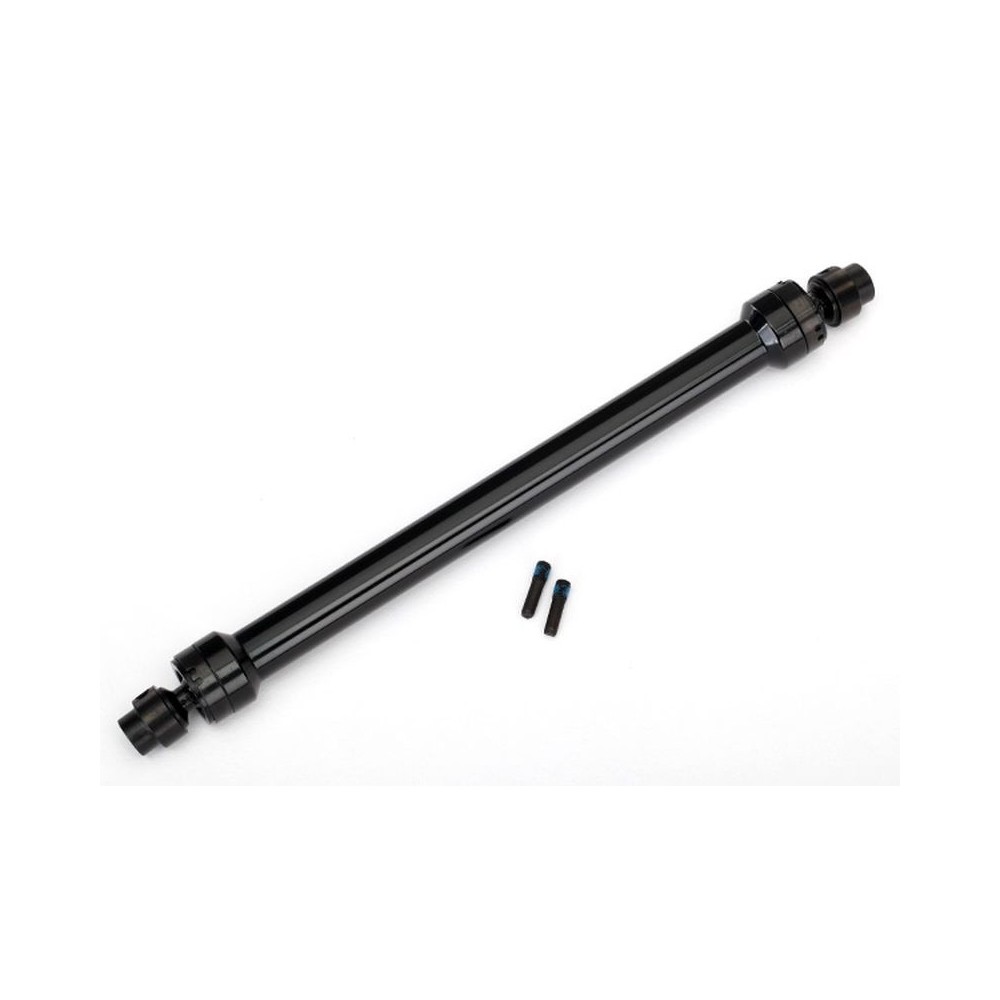 Traxxas Driveshaft center rear 6061-t6 aluminum (black-anodized) TRX8555 Traxxas Driveshaft center rear 6061-t6 aluminum (black-anodized) TRX8555