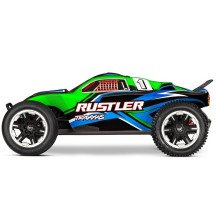 Traxxas Rustler HD 1:10 Electric XL-5 2WD RTR Stadium Truck - Green TRX37254-8GRN