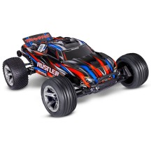 Traxxas Rustler HD BL-2S 1:10 Electric 2WD RTR Stadium Truck - Red TRX37354-4RED