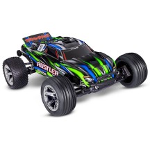 Traxxas Rustler HD BL-2S 1:10 Electric 2WD RTR Stadium Truck - Green TRX37354-4GRN