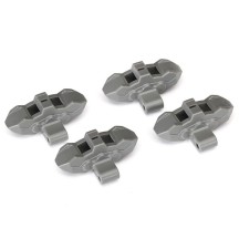 Traxxas Brake calipers front or rear (grey) (4) TRX8567