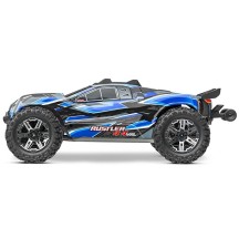 Traxxas Rustler 4X4 HD VXL 1:10 4WD RTR Brushless Electric Stadium Truck - Blue TRX67376-4BLUE