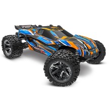 Traxxas Rustler 4X4 HD VXL 1:10 4WD RTR Brushless Electric Stadium Truck - Orange TRX67376-4ORNG