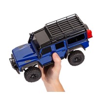 TRX-4M Defender azul 1:18 crawler trail truck RTR
