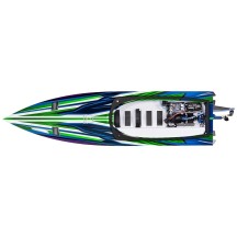 Lancha Spartan SR VXL 1:10 verde brushless Traxxas