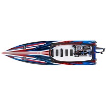 Traxxas Spartan SR VXL 1:10 36in Electric Brushless Race Boat - Red TRX103076-4RED