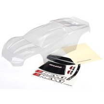 Carrocería E-Revo transparente requiere pintura con detalles ventana y pegatinas Traxxas TRX8611