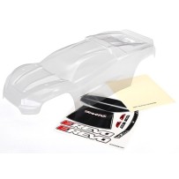 Traxxas Body e-revo (clear requires painting) window grill lights decal sheet TRX8611