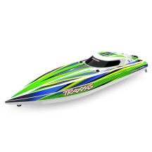 Traxxas Disruptor 4S VXL 1:10 26in Electric Brushless Race Boat with Rapid Right - Green TRX106064-4GRN
