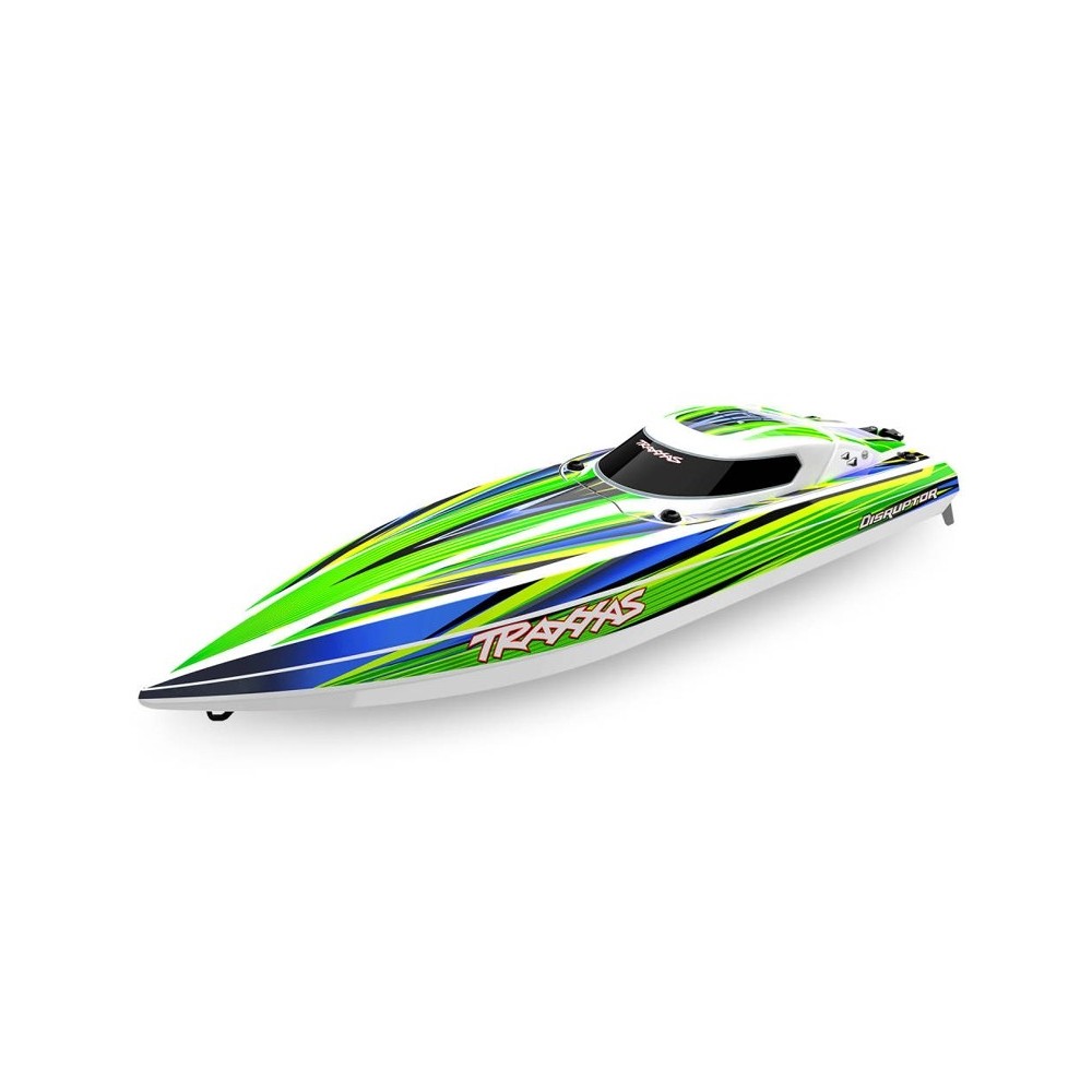 Traxxas Disruptor 4S VXL 1:10 26in Electric Brushless Race Boat with Rapid Right - Green TRX106064-4GRN Traxxas Disruptor 4S VXL 1:10 26in Electric Brushless Race Boat with Rapid Right - Green TRX106064-4GRN