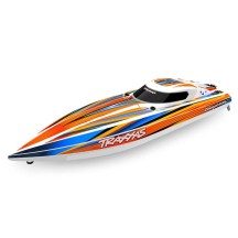 Traxxas Disruptor 4S VXL 1:10 26in Electric Brushless Race Boat with Rapid Right - Orange TRX106064-4ORNG