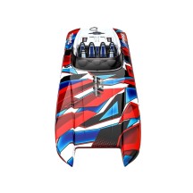 Traxxas DCM M41 Catamaran 40in VXL Brushless TSM - Red TRX57046-4REDR